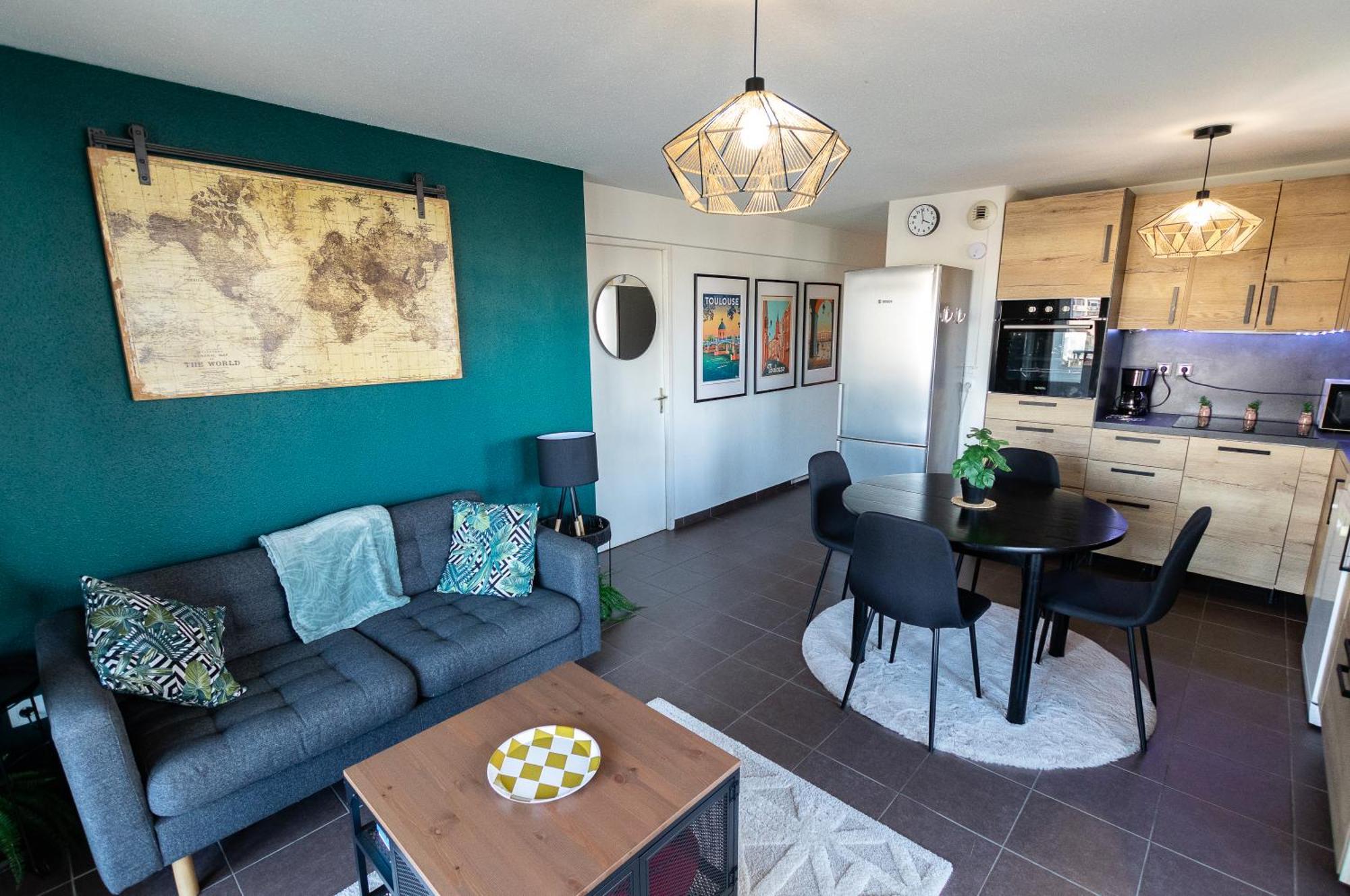 Chouette , Un Logement T3 Cozy Tout Proche Du Metro Et Parking Prive A Disposition Tuluza Zewnętrze zdjęcie